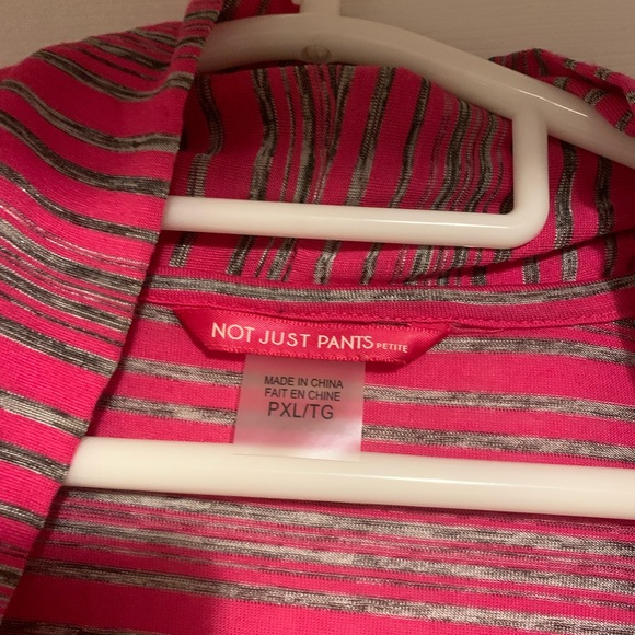 Pink magenta long sleeve drape down cardigan - Picture 4 of 5